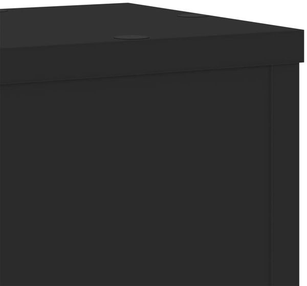 vidaXL Pflanzenständer 2 Stk. Schwarz 17x17x60 cm Holzwerkstoff 852934 Bild 7