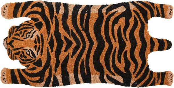 Tür Fußmatte aus Kokosfasern in form eines Tigers