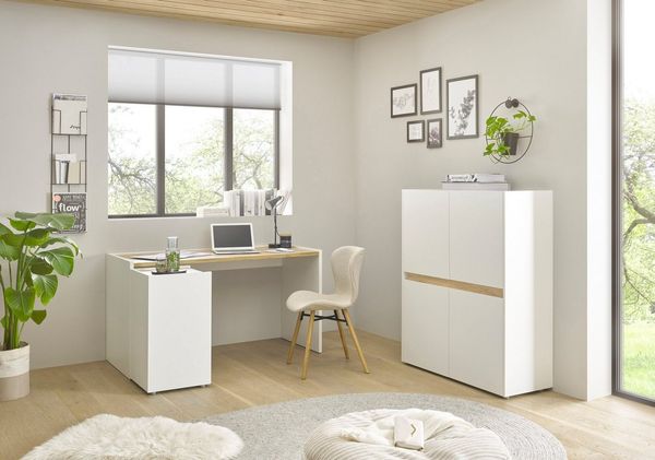 Home affaire Büromöbel-Set CiTY/GiRON, (Set, 3-tlg)