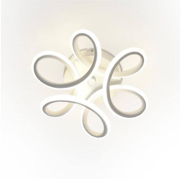 ZMH LED Deckenleuchte Geometrie Design Schwarz/Weiß Deckenlampe Modern Whonzimmer Flur, Augenschutz, Einfache Installtion, LED fest integriert, Warmweiß 3000K, klein für Wandleuchten geeignet Küchenlampe Eingang Schlafzimmer Hotel