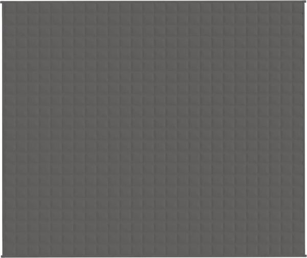 vidaXL Gewichtsdecke Stoff, 1x Gewichtsdecke, Dunkelgrau, 220x260 cm, Stoff, 15 kg Bild 3