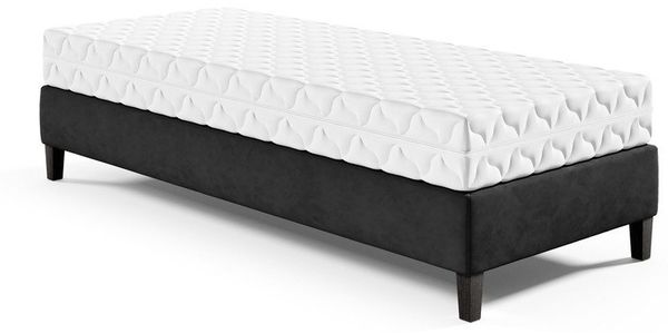 Best for Home Boxspringbett Hotelbett, Gästebett, Rahmenbett, Einzelbett, Bettgestell, Massivholz (Seniorenbett, Matratze, Jugendbett, Kinderbett, 70x200 80x200 90x200 100x200 cm), Komfortbett, Boxspringgestell, Verschiedene Liefermöglichkeiten