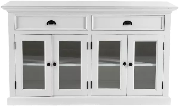 Sideboard Halifax mit 4 Glastüren und 2 Schubladen