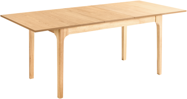 Ausziehbarer Esstisch DELMAS Helle Esche 160 200 cm 90 cm