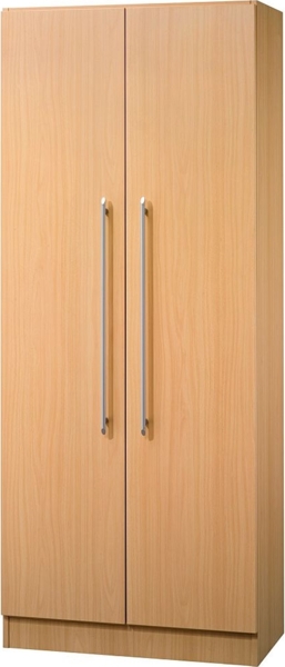 Schrank 5 Ordnerhöhen mit Sockel RE Buche / Buche