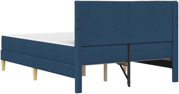 vidaXL Bettrahmen Blau 140 x 200 cm Polyester 3414963 Bild 8