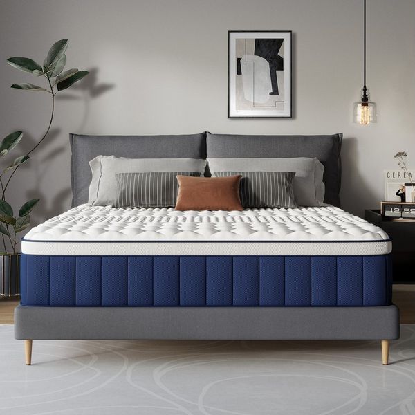 Taschenfederkernmatratze Matratze, 7-Zonen Federkernmatratze mit Spannbettlaken, Lexzurn, 25 cm hoch, (Atmungsaktiv und stützend, Orthopädische Körperanpassung, Matratze 90x200, 10 Schichten aus Hochwertigem Material), Es sind mehrere Größen erhältlich.