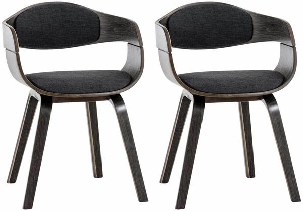 2er Set Stühle Kingston Stoff [320731]