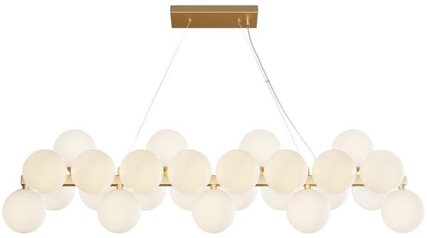 Maytoni Pendelleuchte Dallas 25-flammig gold mattweiss