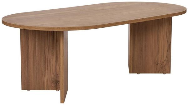 Stylish Oak Coffee Table, 119 x 60 x 40 cm | 100% Melamine Coated Particle Board, 18 mm Thick | Perfect for Modern Living Rooms & Cozy Spaces