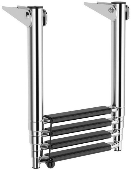 COSTWAY Poolleiter, 4 stufig, 40,5-115,5cm verstellbar, bis 227kg, klappbar