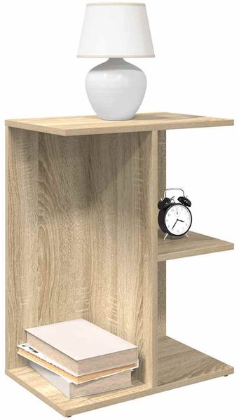 vidaXL Nachttische 2 Stk. Sonoma-Eiche 46,5x29x61 cm Holzwerkstoff 858655