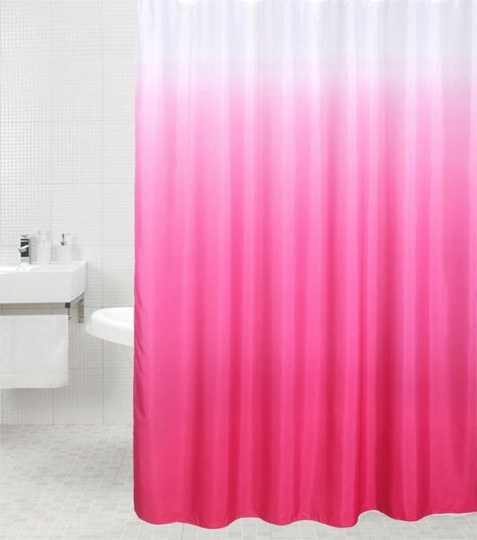 Sanilo Duschvorhang Magic Pink 180x200 cm, 100% wasserdicht, Anti-Schimmel-Effekt, hochwertige Qualität