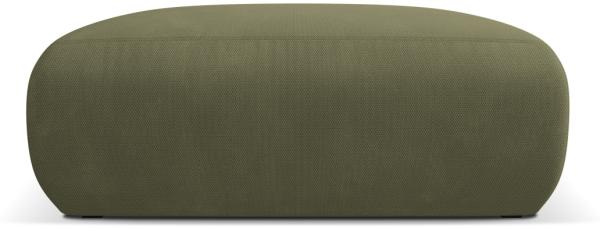 Micadoni Hocker Molino Large Strukturierter Stoff Hellgrün