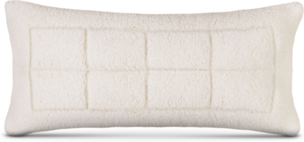 Kissenhülle 40x80cm - Sherpa-Fleece - Kuscheliger Bezug mit Reißverschluss - ideal als Dekokissen Schlafkissen Sofakissen - Öko Tex