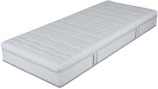 Taschenfederkernmatratze MONDO Happy Size 90 x 200 cm H3, Weiß, 90 x 25 x 200 cm