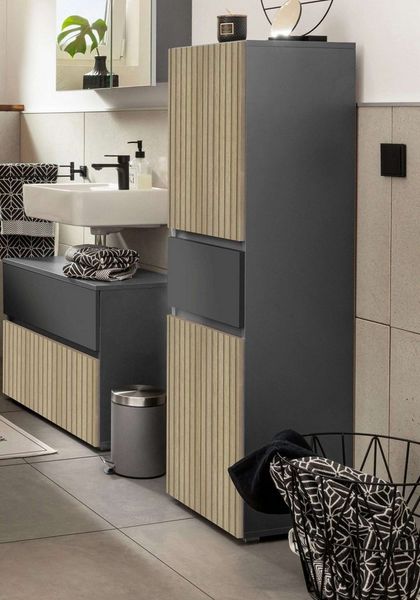 Home affaire Midischrank Wisla Höhe 130 cm, mit Türen & Schubkasten
