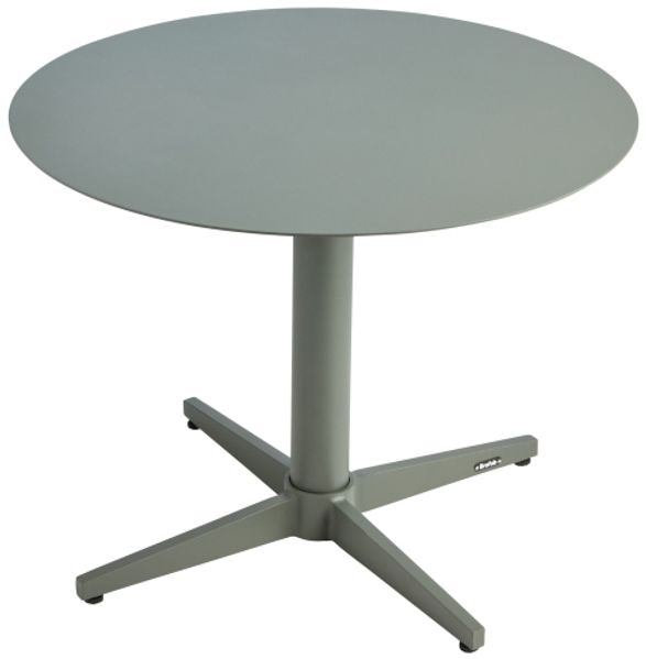 Gartencouchtisch Mill aus Aluminium, rundes Design, Nordic Green, Ø 60 cm, Outdoor