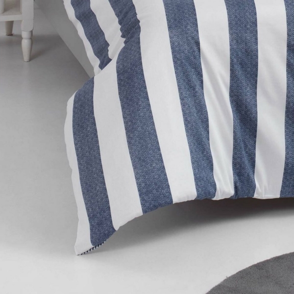 TRAUMSCHLAF Bettwäsche Usedom, Mako Satin, 3 teilig, Maritimes Design mit Wendeseite Bild 3