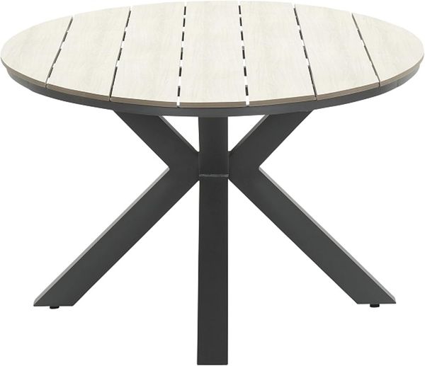 Gardissimo ARMATI Nonwood Alu-Gartentisch Gartenmöbel 148cm (rund)