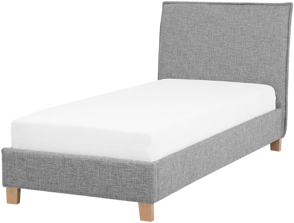 Polsterbett 'SENNEZ' Lattenrost Grau 90x200 cm