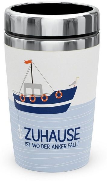 La Vida Thermobecher Thermobecher Thermokaffeebecher To Go 240ml La Vida Art: Zuhause, Edelstahl, Kunststoff