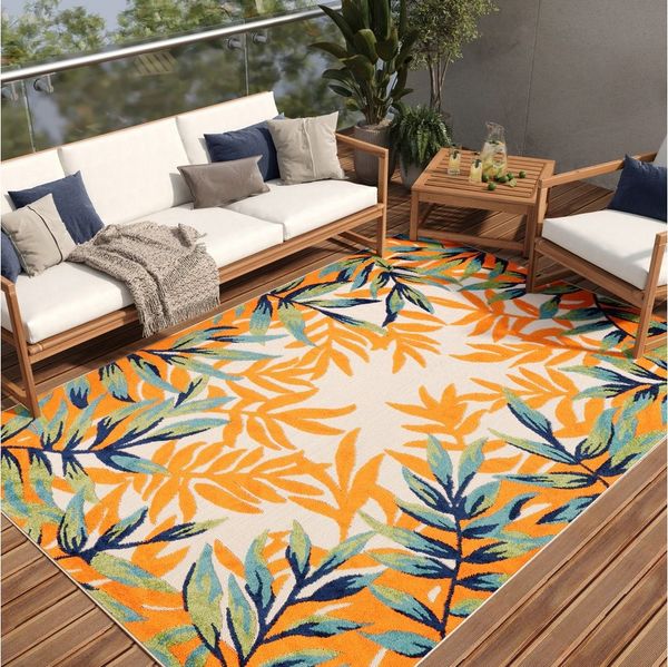 Tapiso Outdoorteppich PATIO, rechteckig, Höhe: 6 mm, In- & Outdoorteppich, Pflegeleicht für Garten, Terrasse, Balkon, Küche