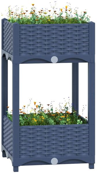 vidaXL Hochbeet 40 x 40 x 71 cm Polypropylen 310405