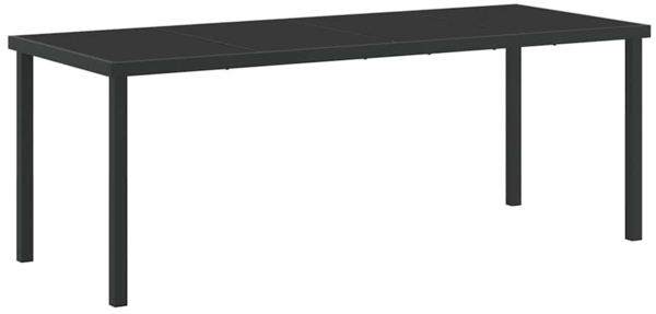 vidaXL Garten Essgruppe 9 pcs Grau Poly-Rattan 3380504 Bild 4