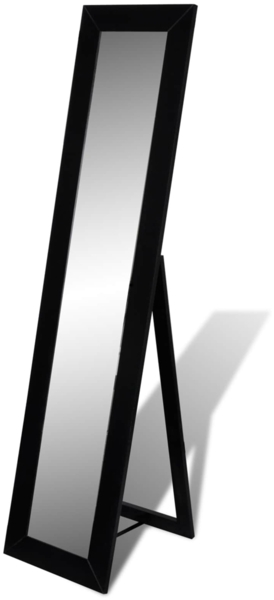 vidaXL Spiegel Schwarz Glas 240582