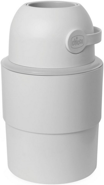 Chicco Teleskop Windeleimer Odour Off grau inkl. 1 Pck. Muellbeutel Odour Off