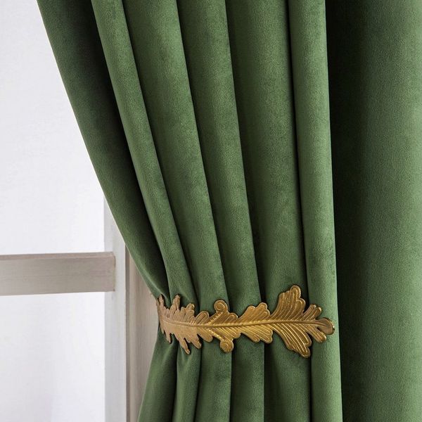 Jibenhome Gardine Vorhang mit Kräuselband Samt Verdunklungsvorhänge, Blickdicht Vorhänge (2 St), Gardinen Wohnzimmer Vorhangschals, B132cm Thermogardine Schlafzimmer