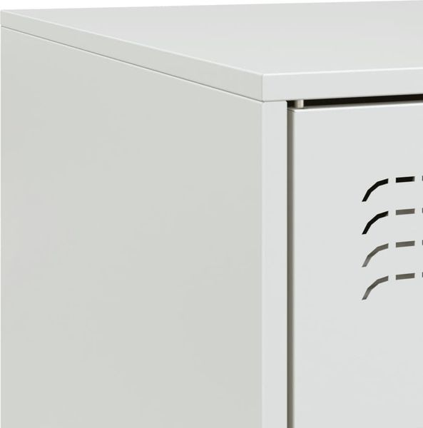 vidaXL TV-Schrank Weiß 99x39x44 cm Stahl 841690 Bild 10