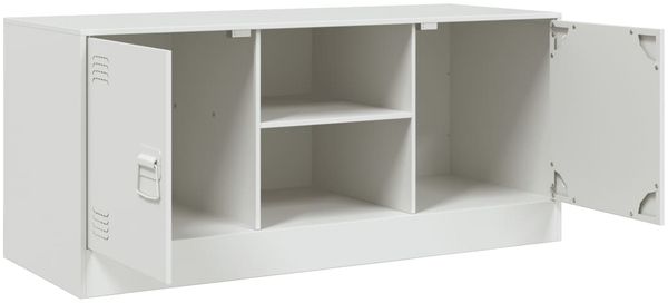 vidaXL TV-Schrank Weiß 99x39x44 cm Stahl 841690 Bild 7