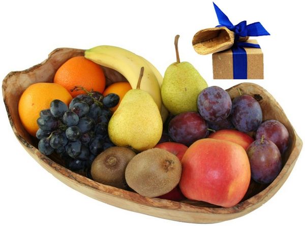 Olivenholz-erleben Obstschale, Massivholz, (Set), Jede Schale ist ein Unikat mit einzigartiger und natürlicher Maserung