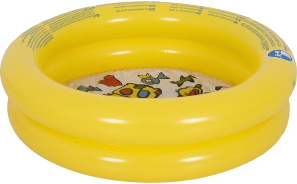 SunClub Baby Planschbecken rund Ø 61 x 12,5 cm mit Tiermotiv und 21 L Fassungsvermögen