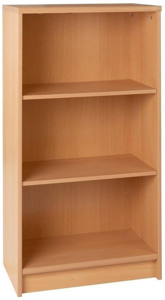 Stella Trading Optimus Regal, Holzwerkstoff, One Size, Buche Nachbildung, Regal 3 / schmal 2 E-Böden