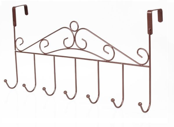 BAYLI Türgarderobe 42,5cm Türgarderobe Metall für Montage über der Tür, Kleiderhaken