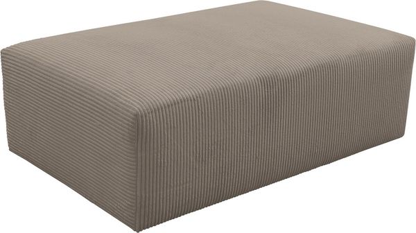 WERK2 Polsterhocker Zeus-XL, Curvy Trend Hocker mit urbaner Optik