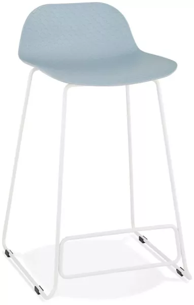 Kokoon Design Barhocker Slade Mini Blau und Weiß