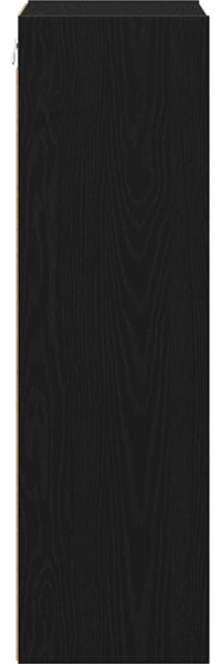 vidaXL Hängeschrank Riga Schwarz Eichen-Optik 40 x 29,5 x 100 cm 884467 Bild 5