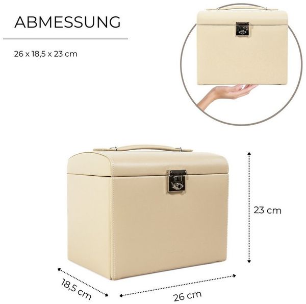 Friedrich23 Schmuckkasten / Uhrenbox aus Leder Cordoba XL