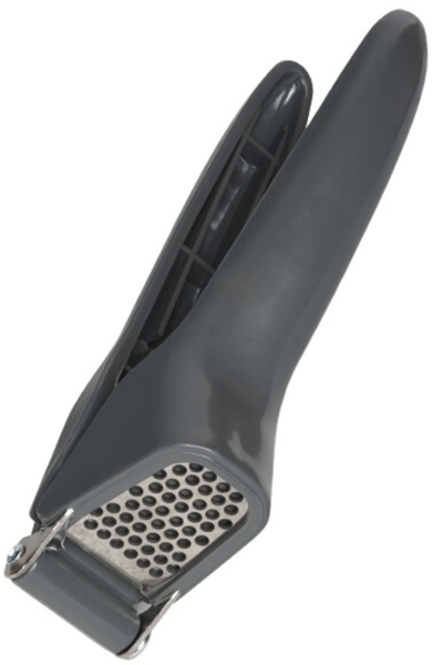 Knoblauchpresse mit ergonomischem Griff - Kunststoffgriff mit Edelstahlklinge