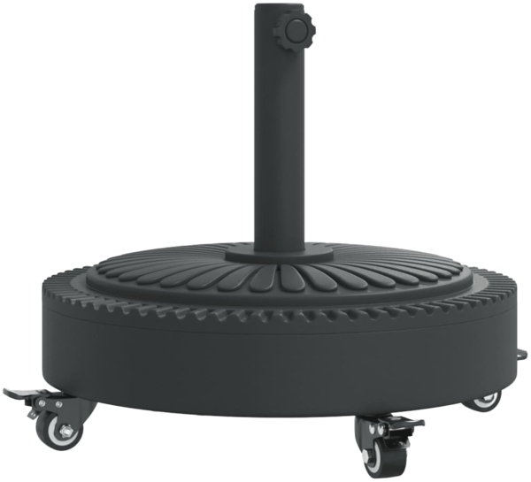 vidaXL Sonnenschirmständer mit Rollen für Ø38/48 mm Mast 27 kg Rund 4007982