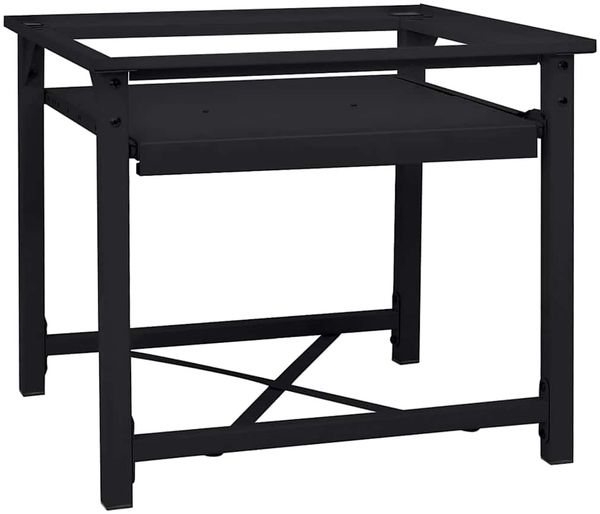 vidaXL Waschmaschinen-Podest Schwarz 60 x 56 x 52 cm Stahl 42022037