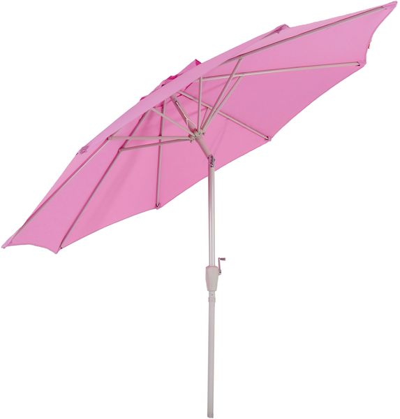Mendler 'N19' Sonnenschirm, neigbar, Polyester / Aluminium, Flieder, Ø 300 cm