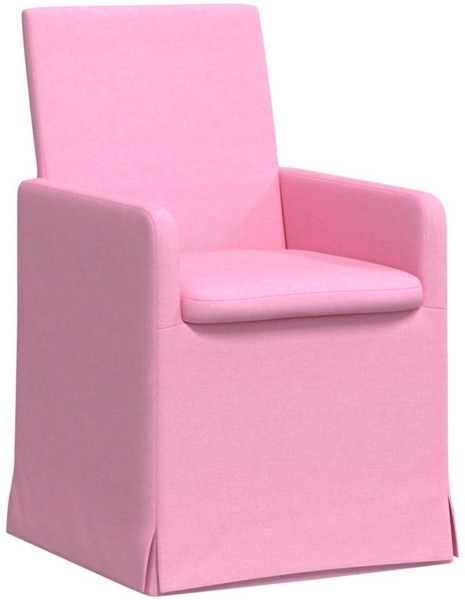 vidaXL Esszimmerstühle 2 pcs Rosa 57 x 67 x 95 cm Stoff 42017912
