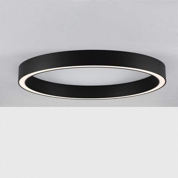 Nova Luce 9558640 STING LED Deckenleuchte 80cm 3000K Schwarz dimmbar