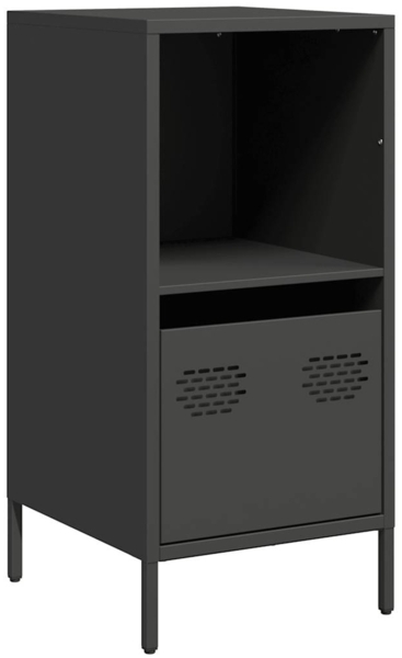 vidaXL Sideboard Schwarz 35x39x73,5 cm Kaltgewalzter Stahl 851352