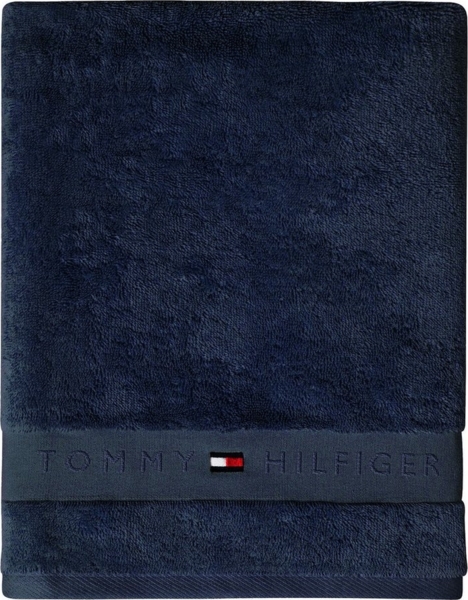 #1 Topseller Handtücher Tommy Hilfiger Handtuch LEGEND, Navy, Baumwolle (1-St)